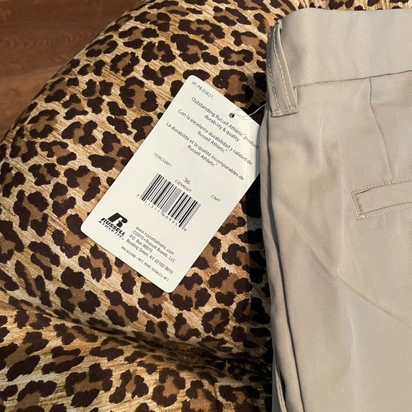 NWT Russell Athletic Pant 36 cement unfinished hem - Picture 3 of 5